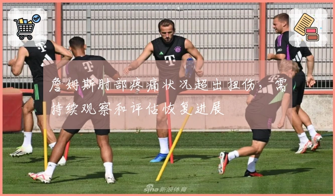 詹姆斯肘部疼痛状况超出扭伤，需持续观察和评估恢复进展