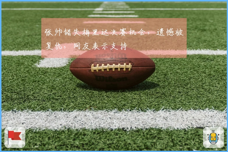 张帅错失梅里达决赛机会，遗憾被复仇，网友表示支持